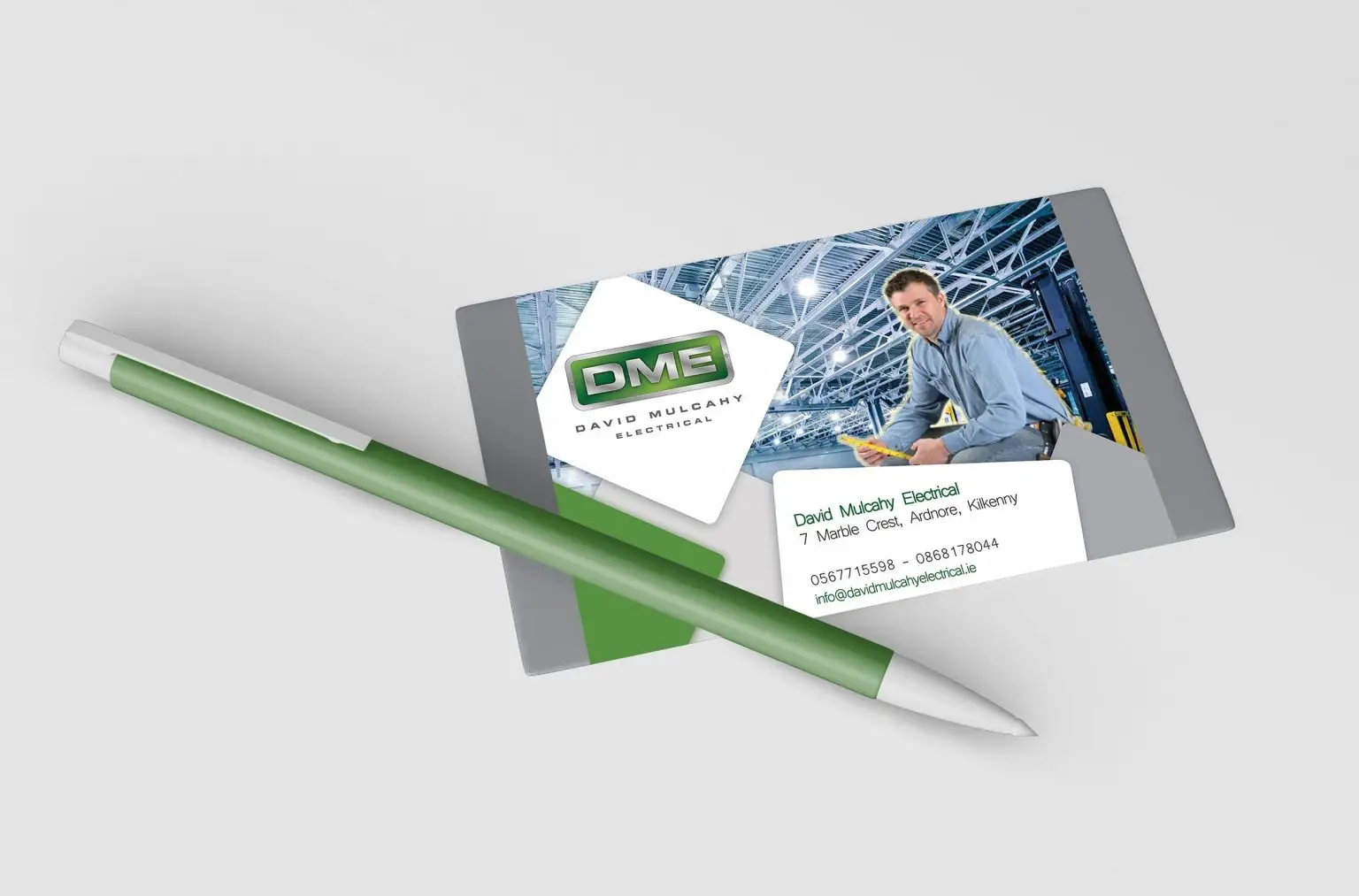 Branding Project done for David Mulcahy Electrical Company in Dublin